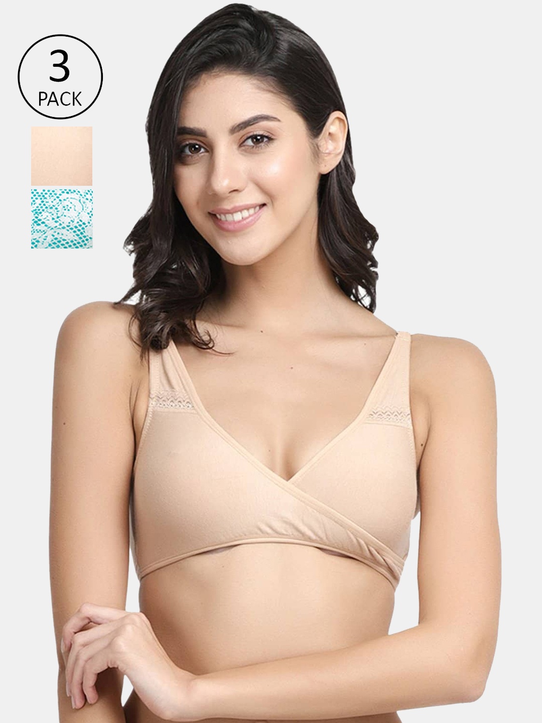 Inner Sense Pack Of 3 Printed Non-Wired Non Padded Maternity Bra IMB007F_7F_7D, Beige
Inner Sense Pack Of 3 Printed Non-Wired Non Padded Maternity Bra IMB007F_7F_7D, Beige