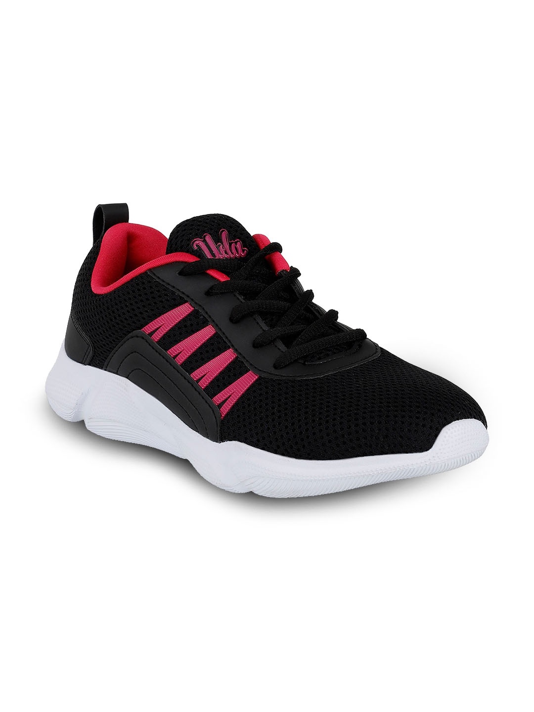 UCLA Women Black Mesh Running Shoes