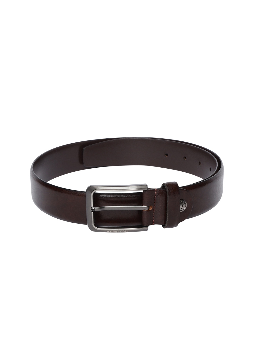 United Colors of Benetton Men Brown Genuine Leather Belt