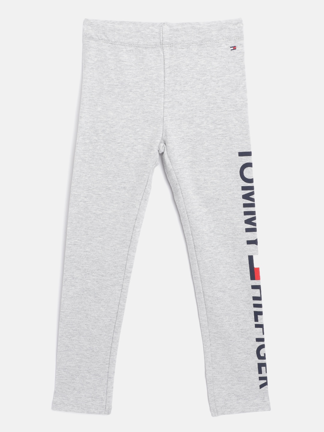 Tommy Hilfiger Girls Grey Melange & Navy Brand Logo Print Detail Ankle-Length Leggings
Tommy Hilfiger Girls Grey Melange & Navy Brand Logo Print Detail Ankle-Length Leggings