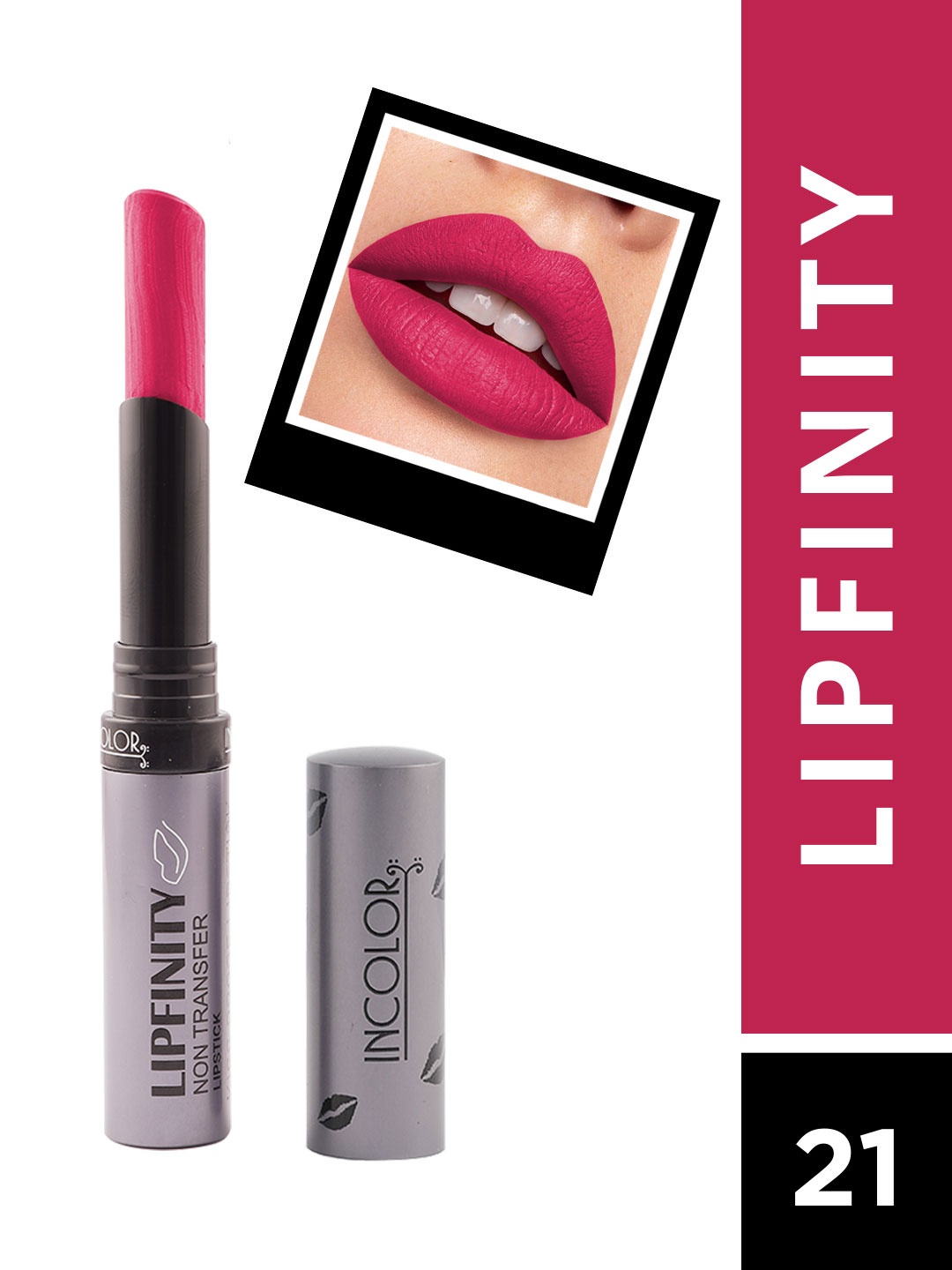 INCOLOR Peach Lipfinity Lipstick 21 2.3 gm