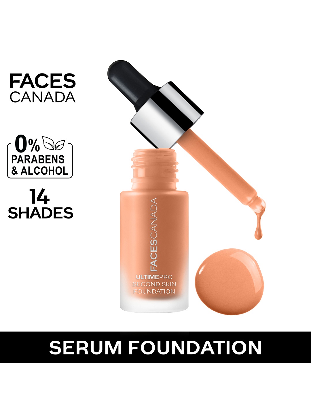 FACES CANADA Ultime Pro Mini Natural Matte Second Skin Serum Foundation 15ml - Caramel Natural 023, Beige
FACES CANADA Ultime Pro Mini Natural Matte Second Skin Serum Foundation 15ml - Caramel Natural 023, Beige