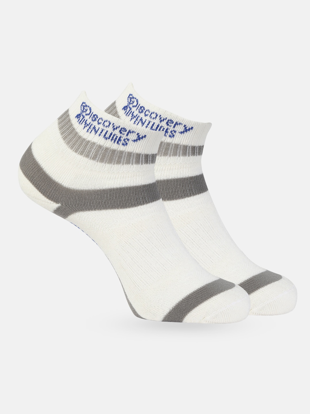 Roadster x Discovery Adventures Men Energy Charger Anklet Socks Pack of 2, Off white
Roadster x Discovery Adventures Men Energy Charger Anklet Socks Pack of 2, Off white