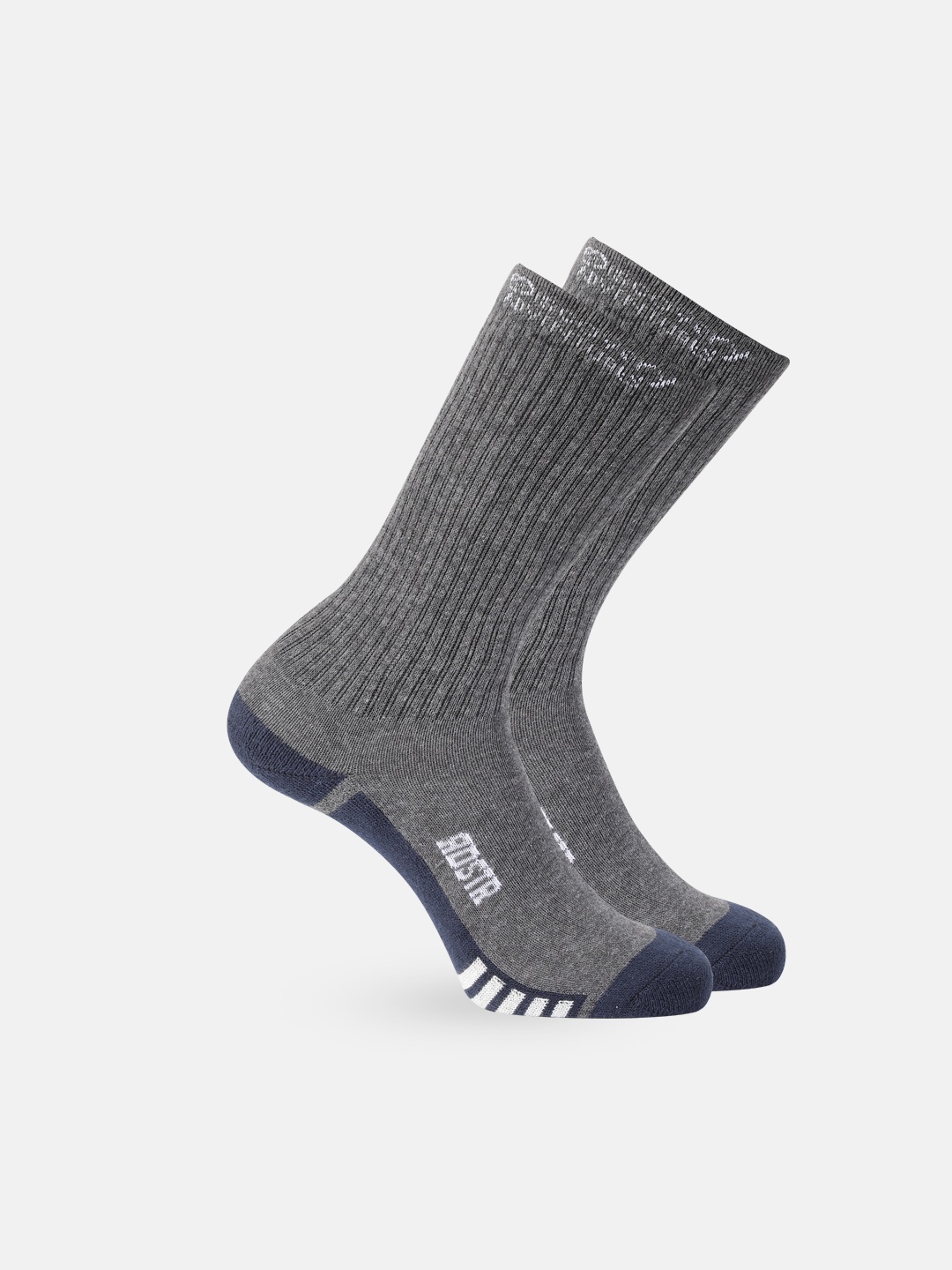 Roadster x Discovery Adventures Men Grey Anti Static Crew Calf Length Socks Pack of 2
Roadster x Discovery Adventures Men Grey Anti Static Crew Calf Length Socks Pack of 2