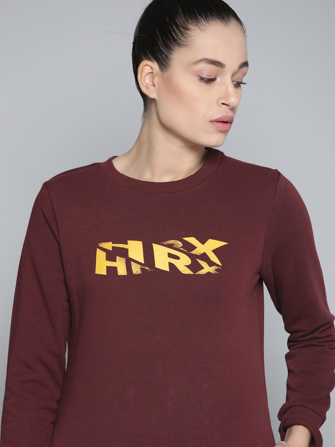 HRX By Hrithik Roshan Lifestyle Women Port Royale Rapid-Dry Brand Carrier Sweatshirt, Maroon
HRX By Hrithik Roshan Lifestyle Women Port Royale Rapid-Dry Brand Carrier Sweatshirt, Maroon