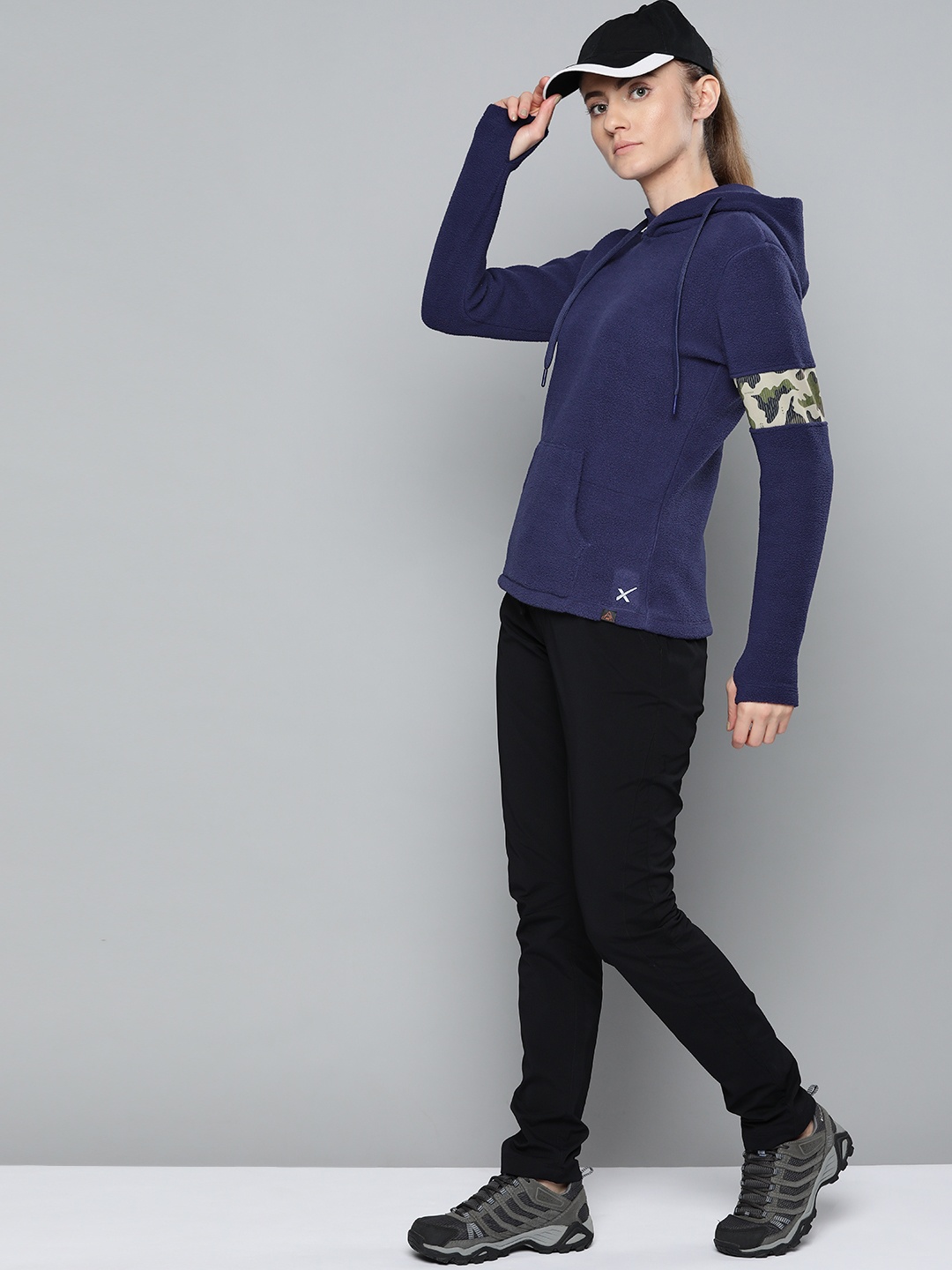 HRX by Hrithik Roshan Outdoor Women Medieval Blue Rapid-Dry Camouflage Sweatshirts, Navy blue
HRX by Hrithik Roshan Outdoor Women Medieval Blue Rapid-Dry Camouflage Sweatshirts, Navy blue