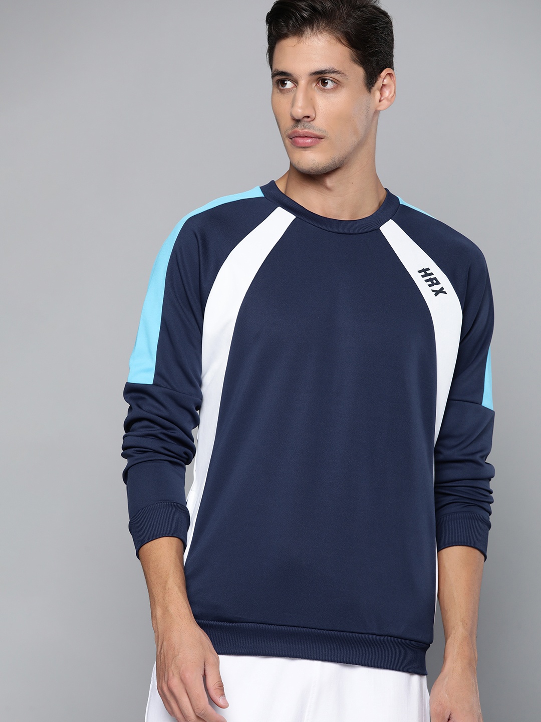 HRX By Hrithik Roshan Lifestyle Men Medieval Blue Rapid-Dry Colourblock Sweatshirts, Navy blue
HRX By Hrithik Roshan Lifestyle Men Medieval Blue Rapid-Dry Colourblock Sweatshirts, Navy blue