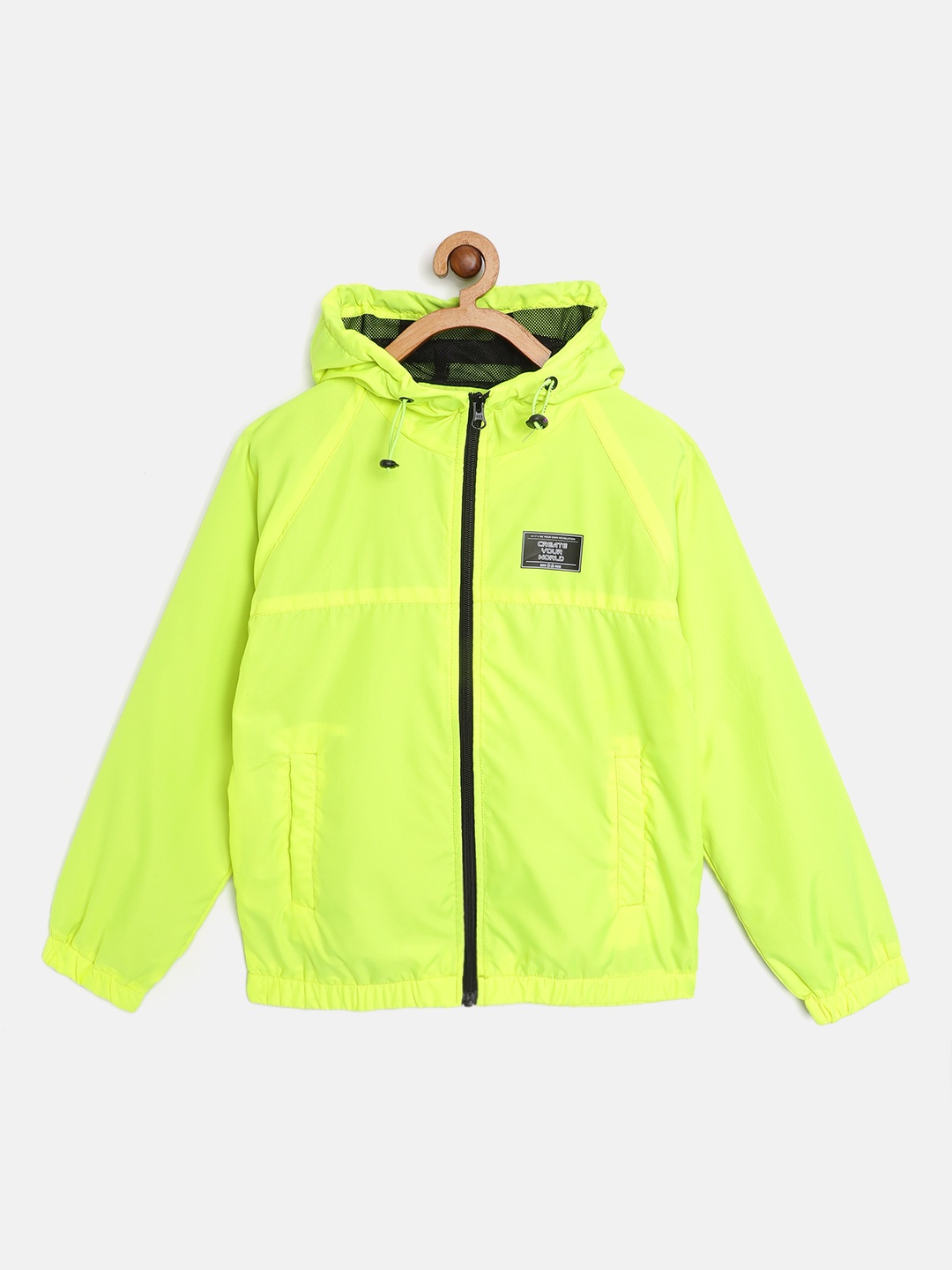 HRX by Hrithik Roshan U-17 Lifestyle Girls Neon Lime Rapid-Dry Typography Detail Jacket, Fluorescent green
HRX by Hrithik Roshan U-17 Lifestyle Girls Neon Lime Rapid-Dry Typography Detail Jacket, Fluorescent green