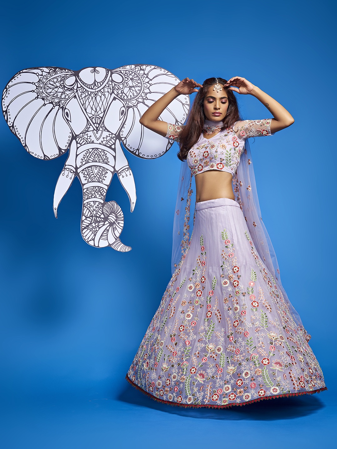 panchhi Lavender & Pink Embroidered Semi Stitched Lehenga & Unstitched Blouse with Dupatta
panchhi Lavender & Pink Embroidered Semi Stitched Lehenga & Unstitched Blouse with Dupatta