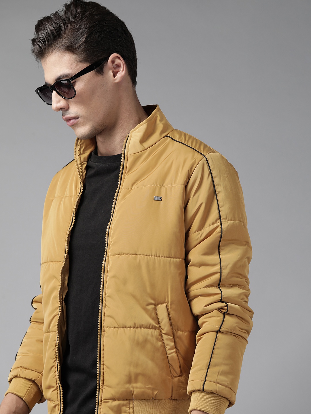 Roadster Men Yellow Bomber Jacket