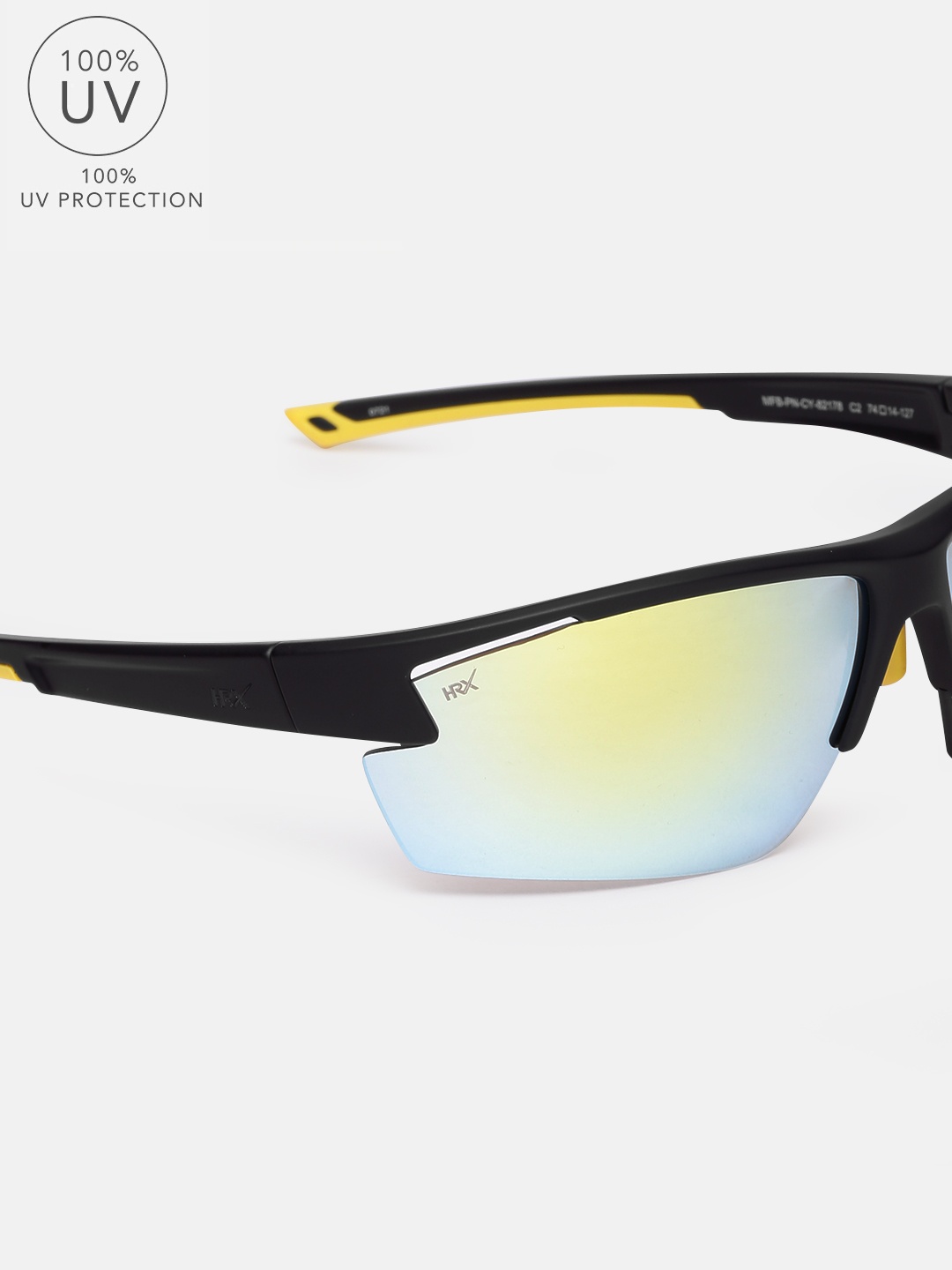 HRX by Hrithik Roshan Mirrored Sports Sunglasses with UV Protected Lens MFB-PN-CY-82178-C2, Green
HRX by Hrithik Roshan Mirrored Sports Sunglasses with UV Protected Lens MFB-PN-CY-82178-C2, Green