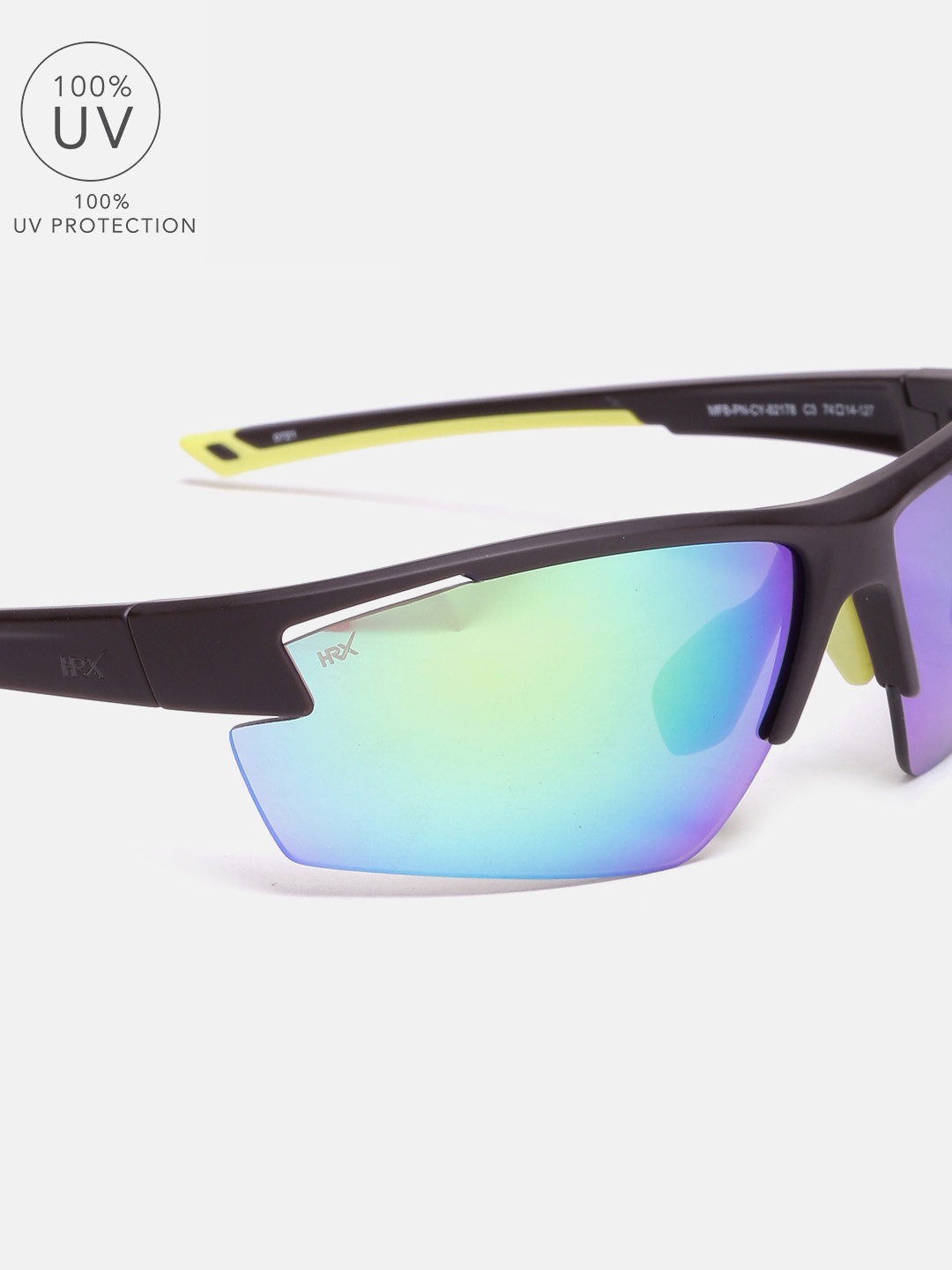 HRX by Hrithik Roshan Unisex Mirrored UV Protected Sports Sunglasses MFB-PN-CY-82178-C3, Green
HRX by Hrithik Roshan Unisex Mirrored UV Protected Sports Sunglasses MFB-PN-CY-82178-C3, Green