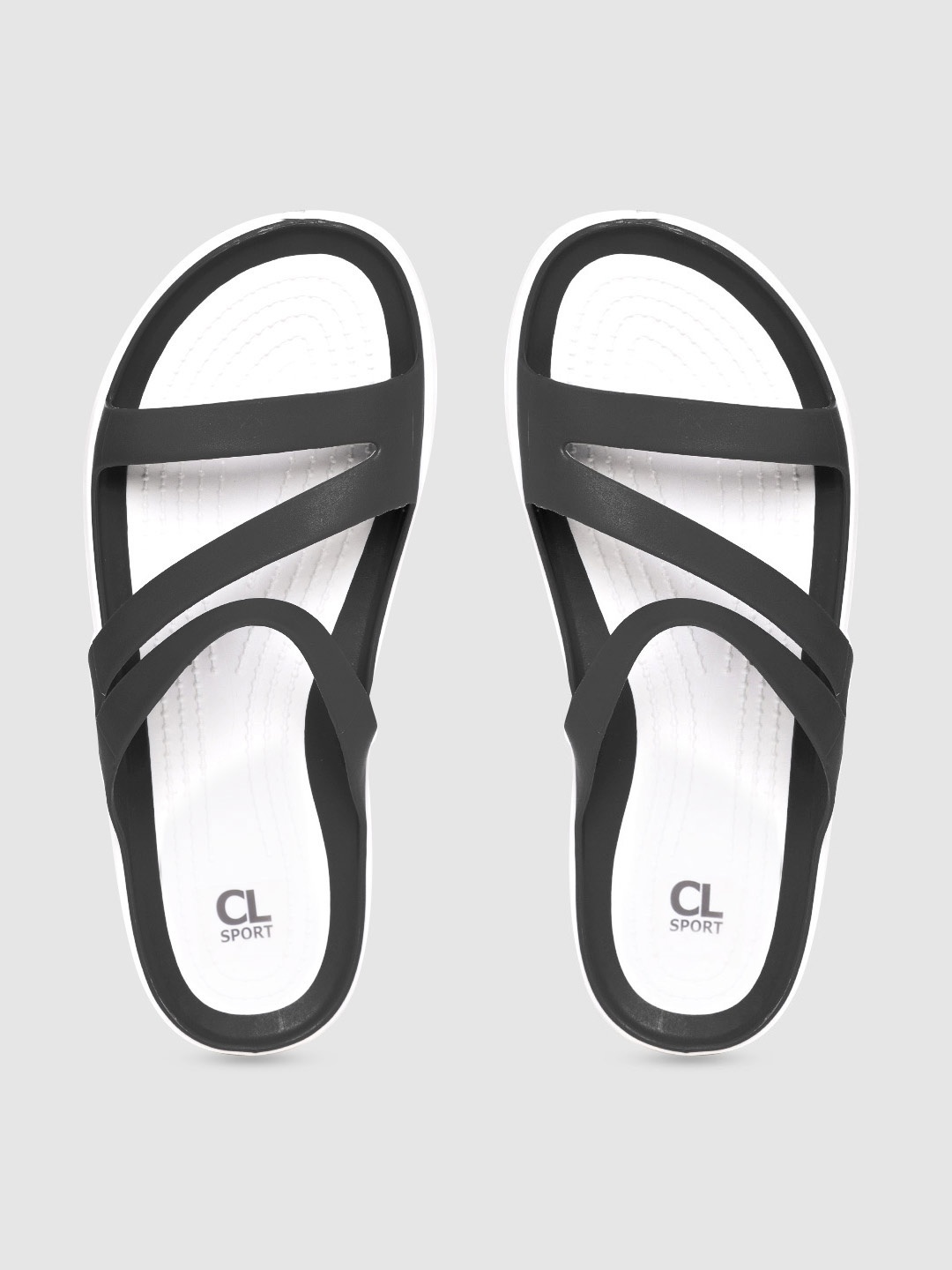 Carlton London sports Women Black Solid Sliders