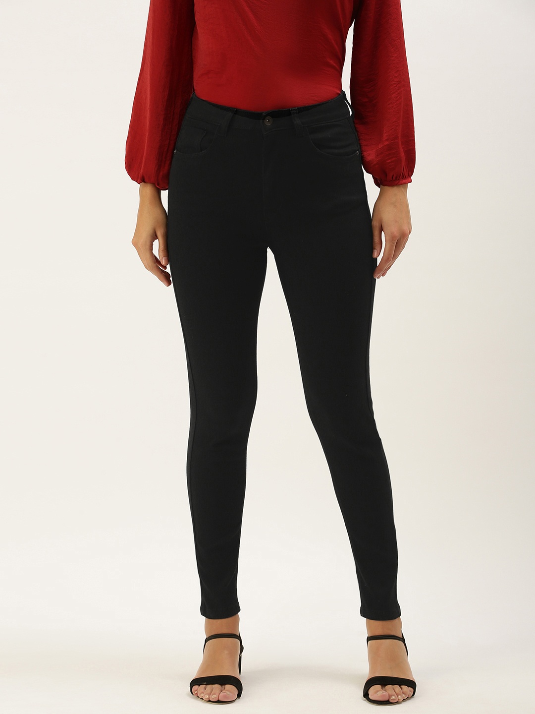 Flying Machine Women Black Veronica Skinny Fit High-Rise Clean Look Stretchable Jeans
Flying Machine Women Black Veronica Skinny Fit High-Rise Clean Look Stretchable Jeans