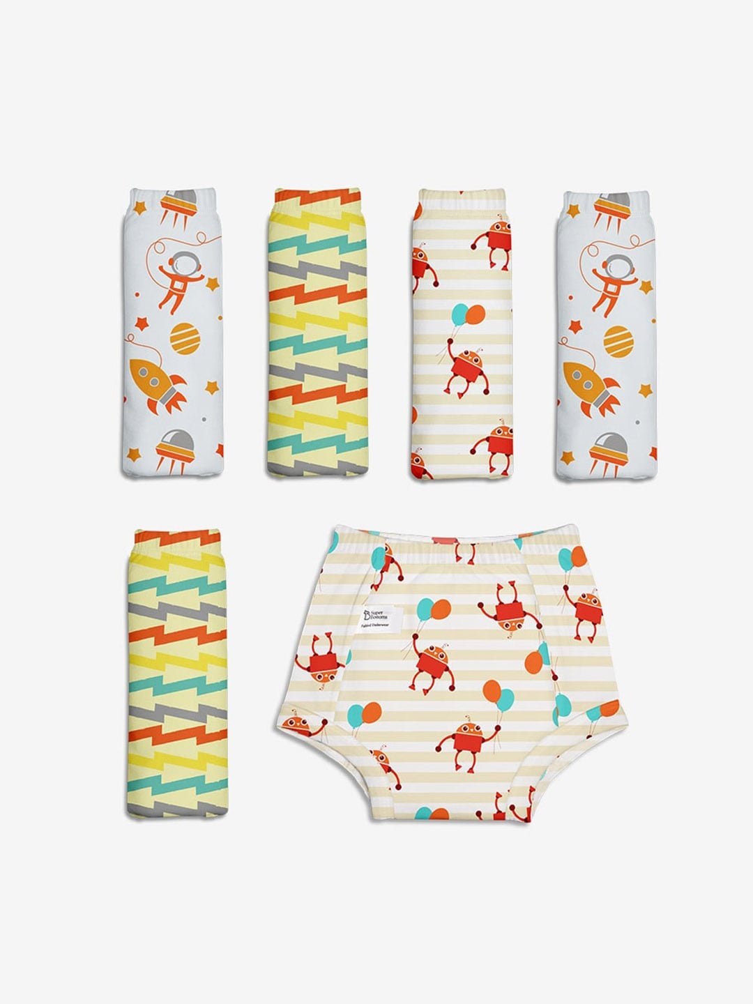 Super Bottoms Infant Pure Cotton Potty Training Padded Semi Water Proof Sustainable Pull Up Pants, Beige
Super Bottoms Infant Pure Cotton Potty Training Padded Semi Water Proof Sustainable Pull Up Pants, Beige