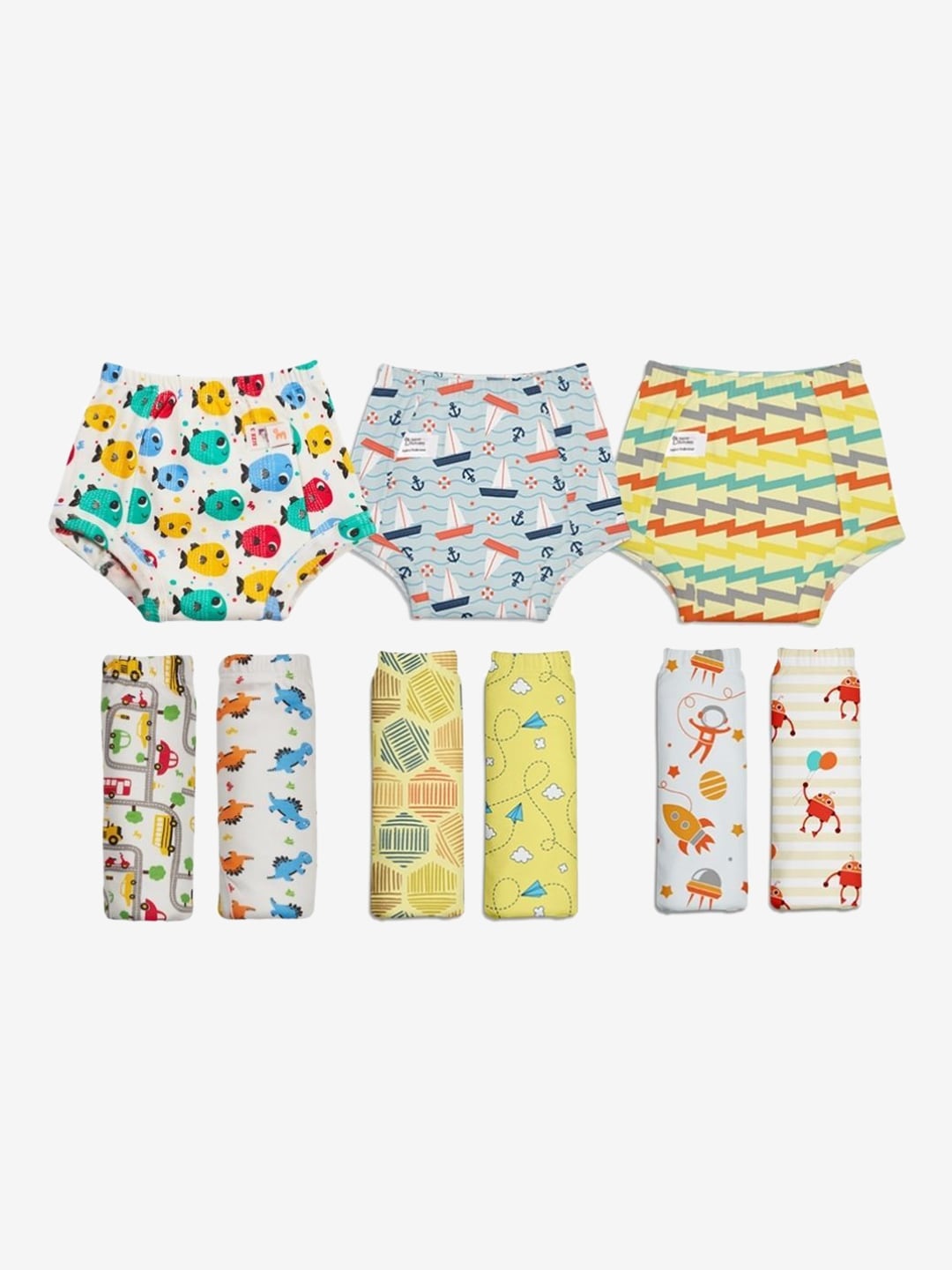 Super Bottoms Infant Pure Cotton Potty Training Padded Semi Water Proof Sustainable Pull Up Pants, Beige
Super Bottoms Infant Pure Cotton Potty Training Padded Semi Water Proof Sustainable Pull Up Pants, Beige