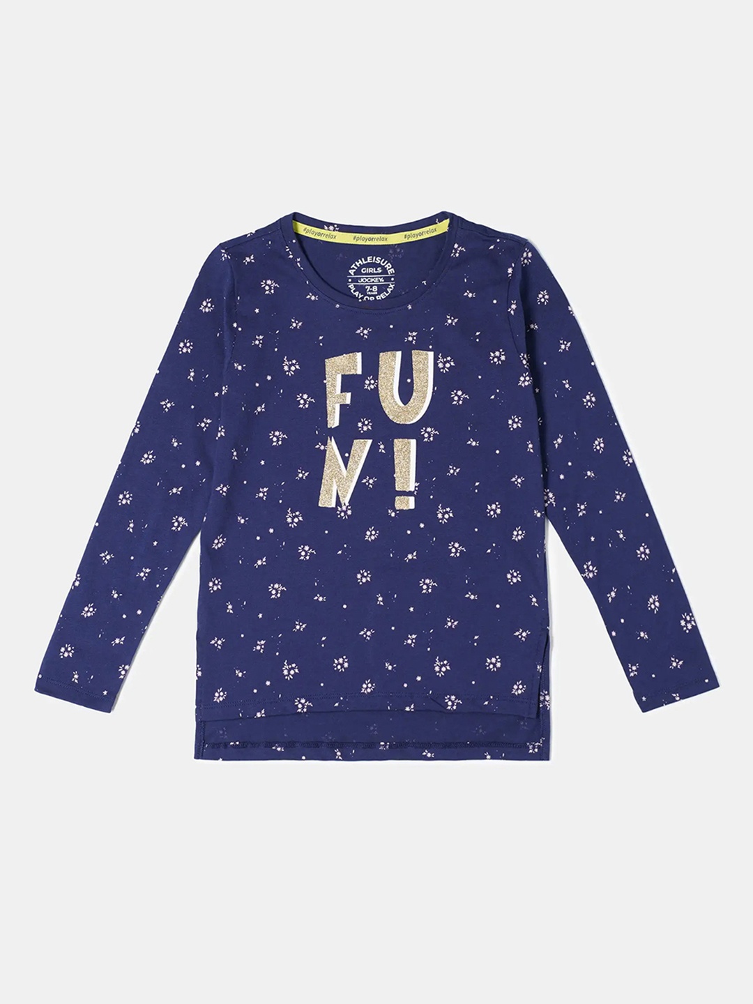 Jockey Girls Super Combed Cotton Printed Regular Fit Full Sleeve Round Neck T-shirt- AG19, Blue
Jockey Girls Super Combed Cotton Printed Regular Fit Full Sleeve Round Neck T-shirt- AG19, Blue
