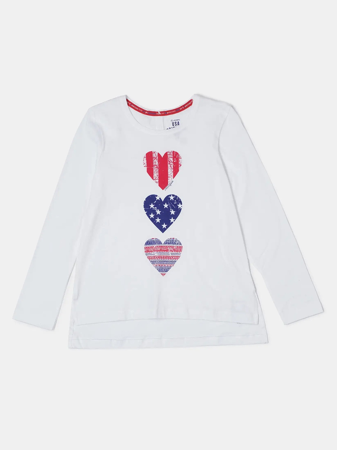 Jockey Girls Super Combed Cotton Printed Full Sleeve Regular Fit Round Neck Tshirt-UG11, White
Jockey Girls Super Combed Cotton Printed Full Sleeve Regular Fit Round Neck Tshirt-UG11, White