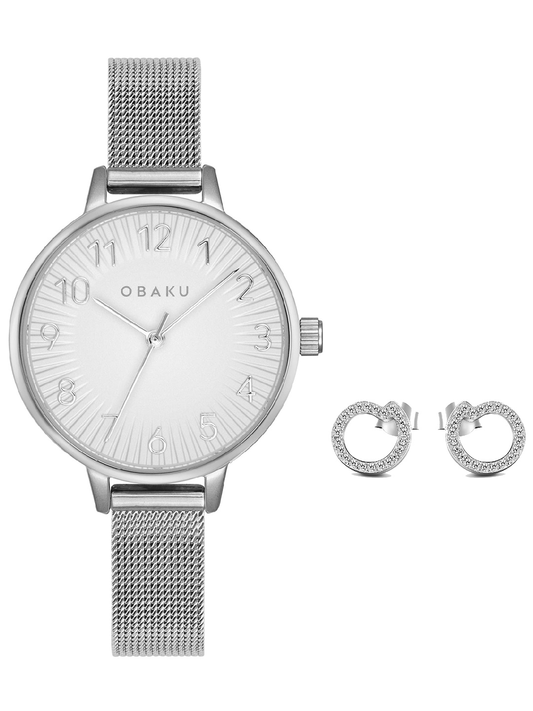 Obaku Women White Brass Dial & Silver Toned Stainless Steel Bracelet Style Straps Analogue Watch
Obaku Women White Brass Dial & Silver Toned Stainless Steel Bracelet Style Straps Analogue Watch