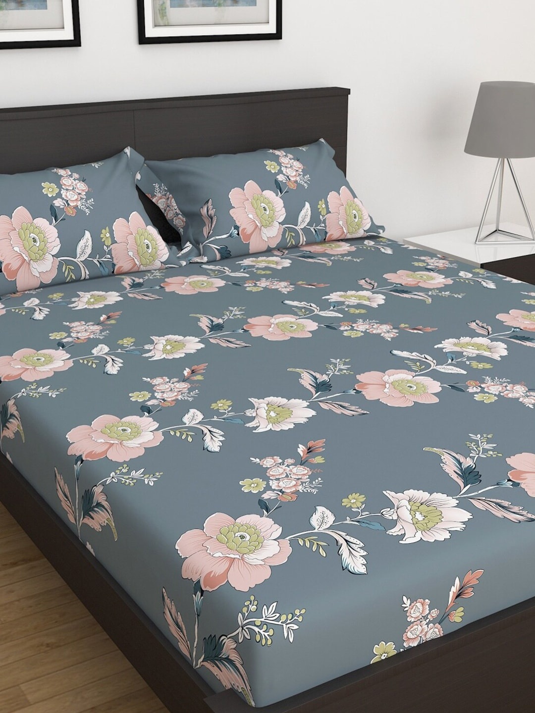 Corsica Printed 3-Piece Microfiber Queen Bedsheet Set - 2.25 m x 2.35 m, Grey
Corsica Printed 3-Piece Microfiber Queen Bedsheet Set - 2.25 m x 2.35 m, Grey