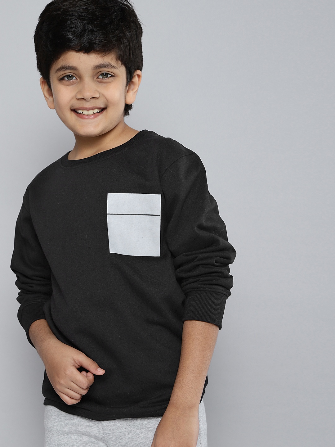 HERE&NOW Boys Black Sweatshirt