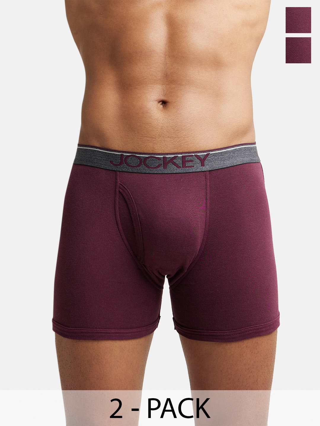 Pack Of 2 Super Combed Cotton Rib Boxer Brief with Ultrasoft and Durable Waistband-8009, Purple
Pack Of 2 Super Combed Cotton Rib Boxer Brief with Ultrasoft and Durable Waistband-8009, Purple
