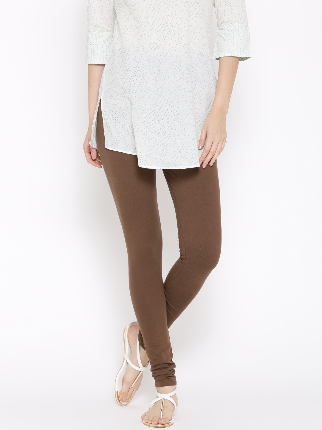 Biba Brown Churidar Leggings