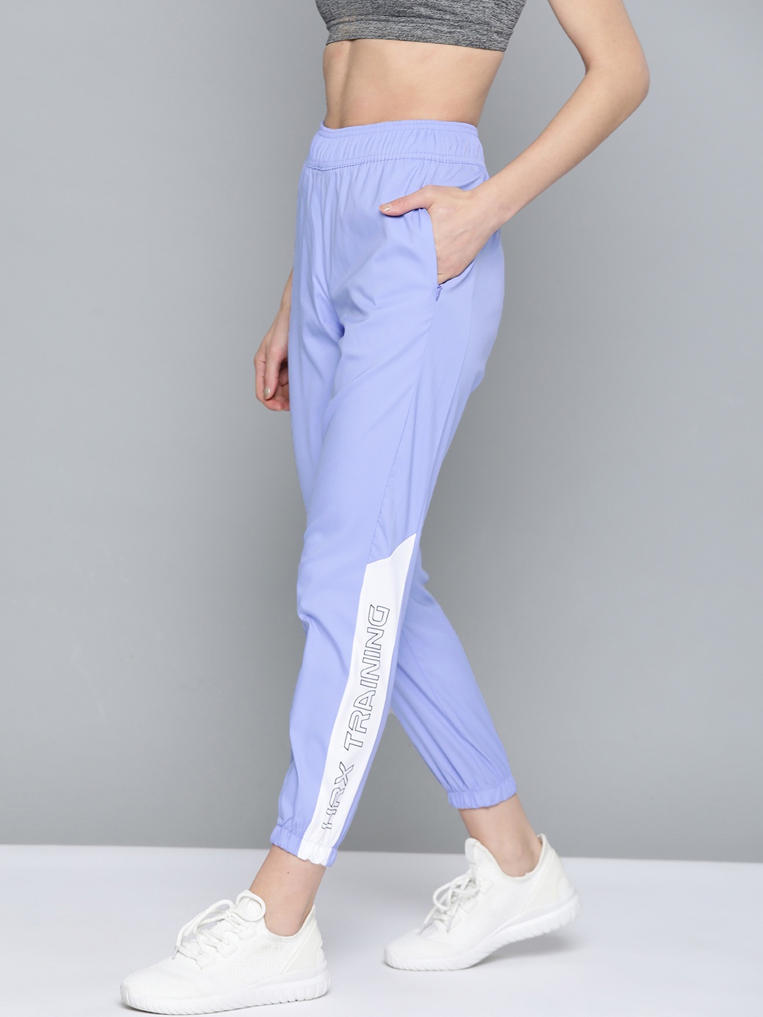 HRX by Hrithik Roshan Training Women Jacaranda Rapid-Dry Brand Carrier Track Pants, Blue
HRX by Hrithik Roshan Training Women Jacaranda Rapid-Dry Brand Carrier Track Pants, Blue