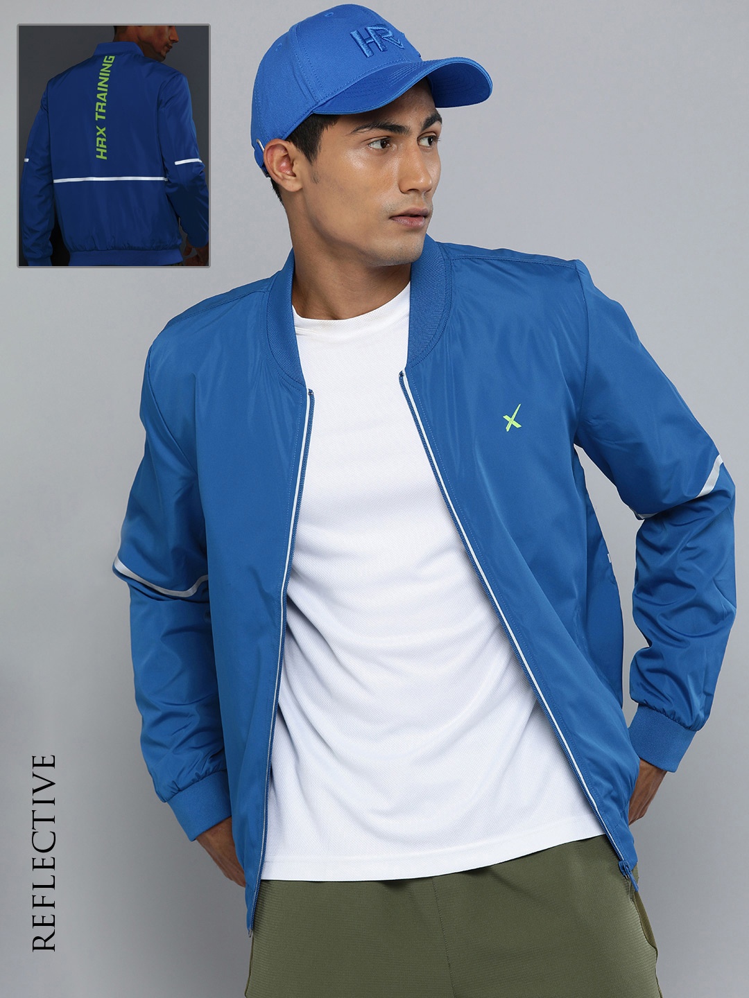 HRX By Hrithik Roshan Training Men Designer to Comment Rapid-Dry Solid Jackets, Blue
HRX By Hrithik Roshan Training Men Designer to Comment Rapid-Dry Solid Jackets, Blue