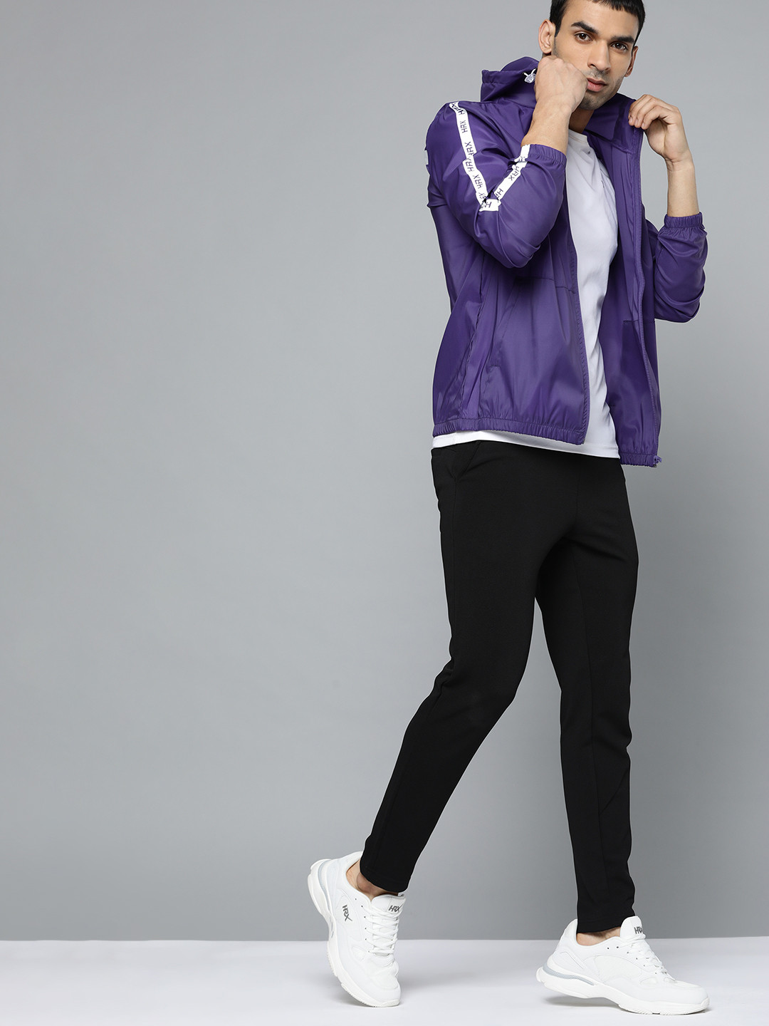 HRX By Hrithik Roshan Running Men Designer to Comment Rapid-Dry Solid Jacket, Purple
HRX By Hrithik Roshan Running Men Designer to Comment Rapid-Dry Solid Jacket, Purple