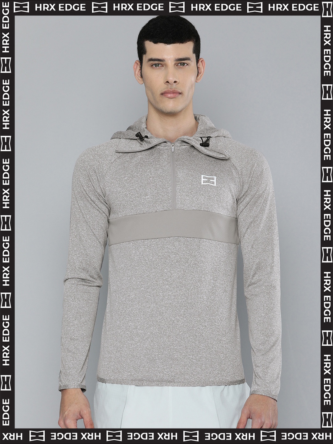 HRX By Hrithik Roshan EDGE Lifestyle Men Dawn Blue Bio-Wash Solid T-shirts, Grey melange
HRX By Hrithik Roshan EDGE Lifestyle Men Dawn Blue Bio-Wash Solid T-shirts, Grey melange
