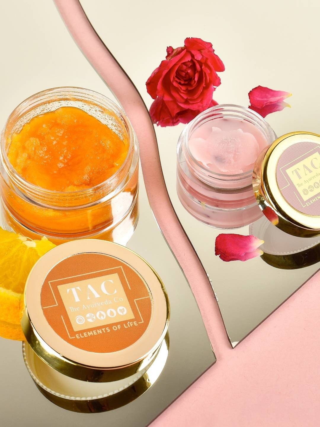 TAC - The Ayurveda Co. Vitamin C Lip Scrub & Rose Lip Butter for Dark, Dry & Chapped Lips, Peach
TAC - The Ayurveda Co. Vitamin C Lip Scrub & Rose Lip Butter for Dark, Dry & Chapped Lips, Peach