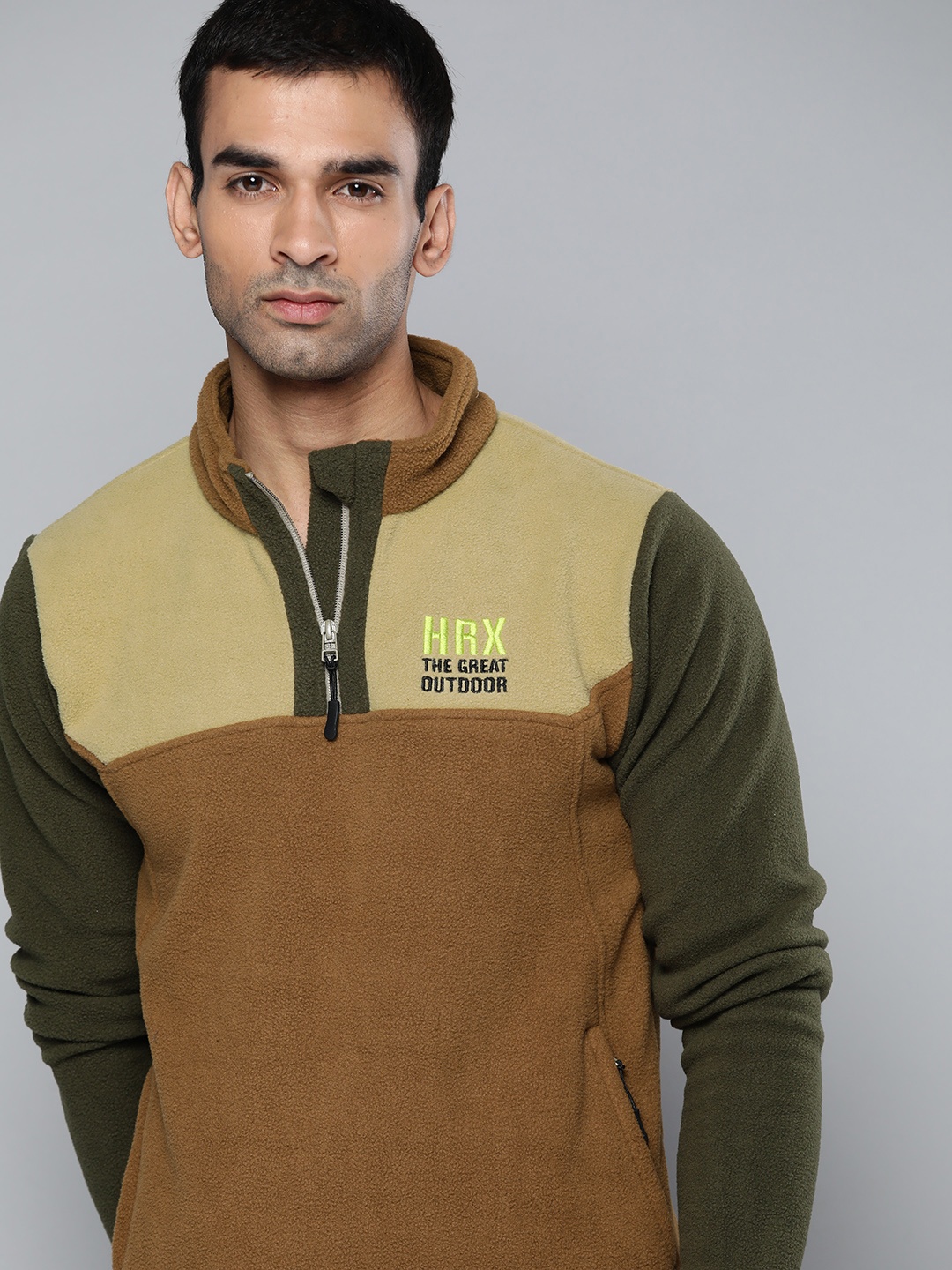 HRX By Hrithik Roshan Outdoor Men Catechu Wood Rapid-Dry Colourblock Sweatshirt, Mustard
HRX By Hrithik Roshan Outdoor Men Catechu Wood Rapid-Dry Colourblock Sweatshirt, Mustard