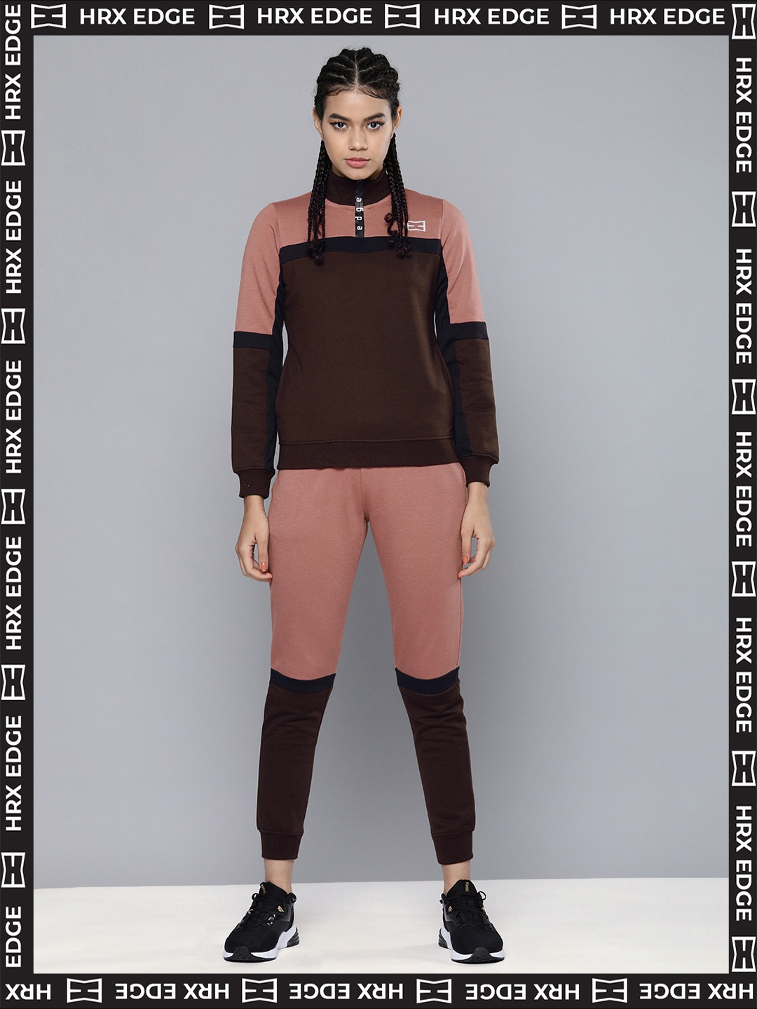HRX By Hrithik Roshan EDGE Lifestyle Women Morikau Rapid-Dry colourblock Tracksuits, Maroon
HRX By Hrithik Roshan EDGE Lifestyle Women Morikau Rapid-Dry colourblock Tracksuits, Maroon