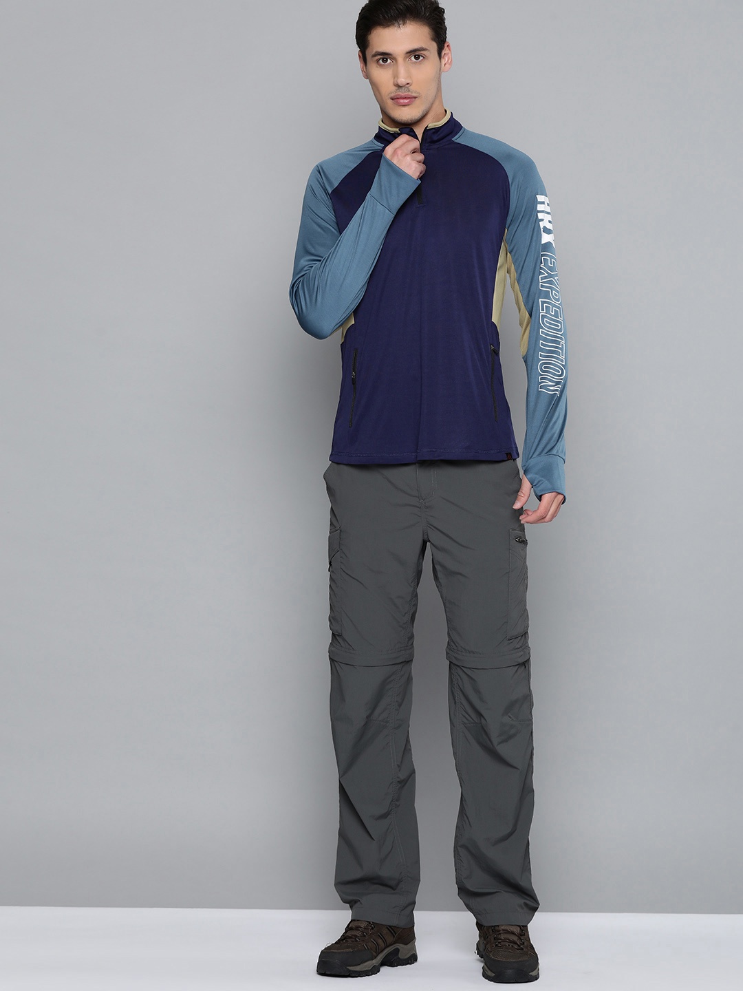 HRX By Hrithik Roshan Outdoor Men Medieval Blue Rapid-Dry Colourblock Tshirts, Navy blue
HRX By Hrithik Roshan Outdoor Men Medieval Blue Rapid-Dry Colourblock Tshirts, Navy blue