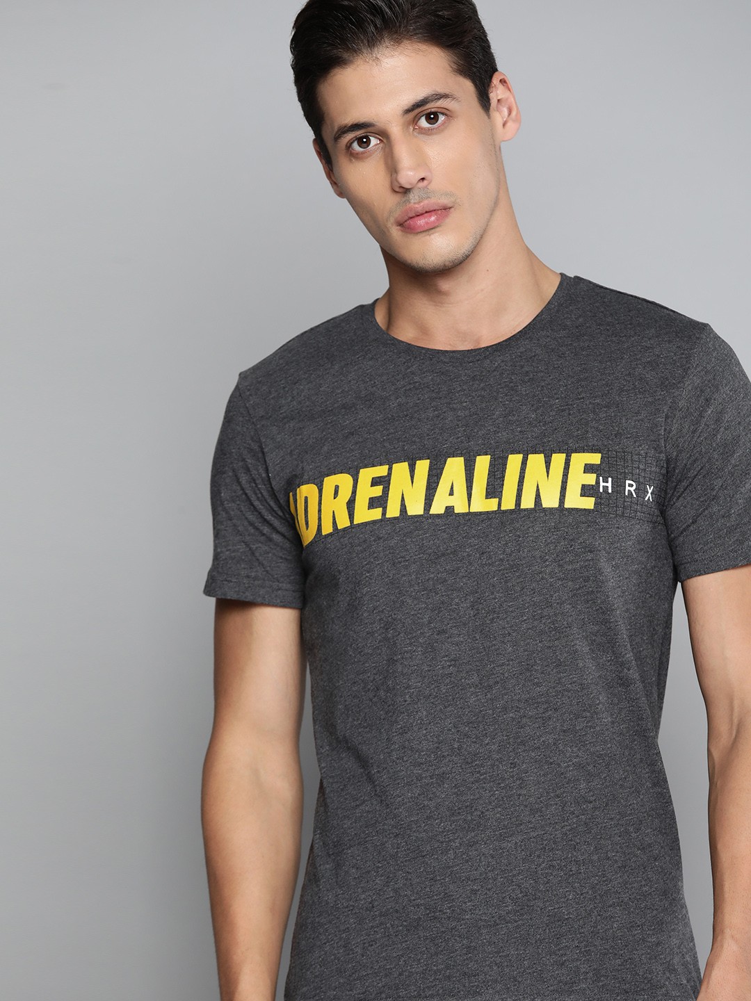 HRX By Hrithik Roshan Lifestyle Men Anthra Melange Bio-Wash Typography Tshirts, Charcoal
HRX By Hrithik Roshan Lifestyle Men Anthra Melange Bio-Wash Typography Tshirts, Charcoal