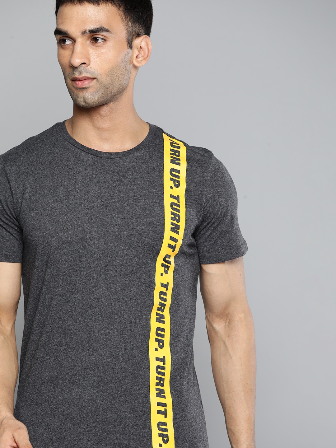 HRX By Hrithik Roshan Lifestyle Men Anthra Melange Bio-Wash Typography Pure Cotton Tshirt, Grey
HRX By Hrithik Roshan Lifestyle Men Anthra Melange Bio-Wash Typography Pure Cotton Tshirt, Grey
