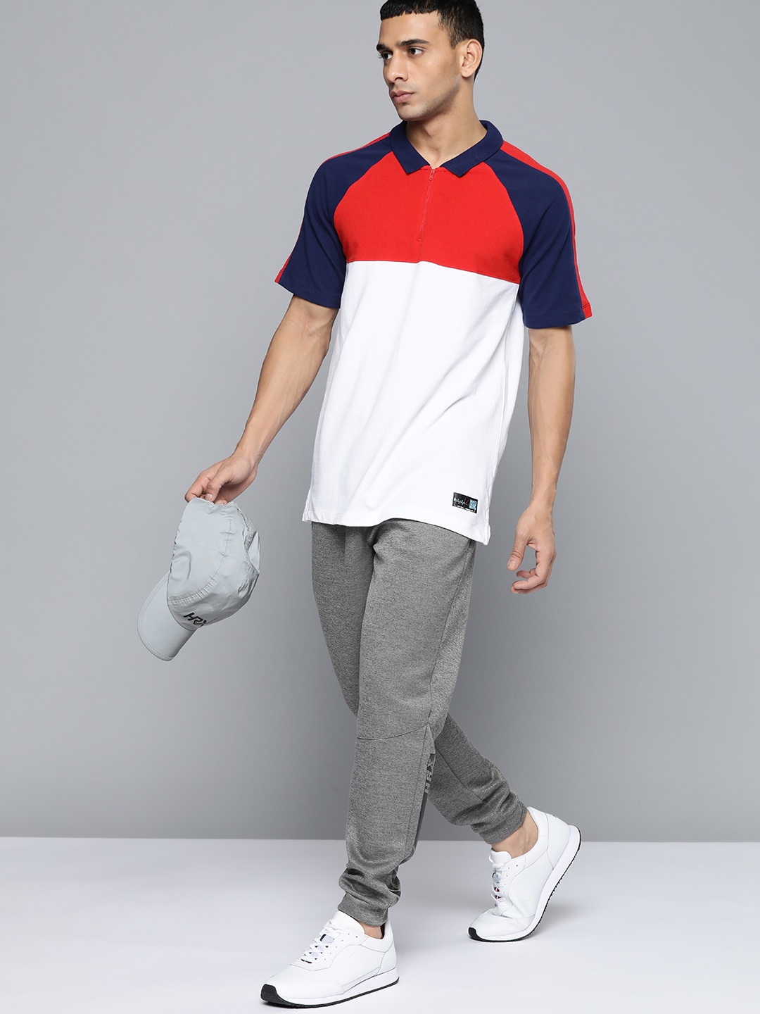 HRX By Hrithik Roshan Lifestyle Men High Risk Red Cotton Bio-Wash Colourblock T-shirts, White
HRX By Hrithik Roshan Lifestyle Men High Risk Red Cotton Bio-Wash Colourblock T-shirts, White