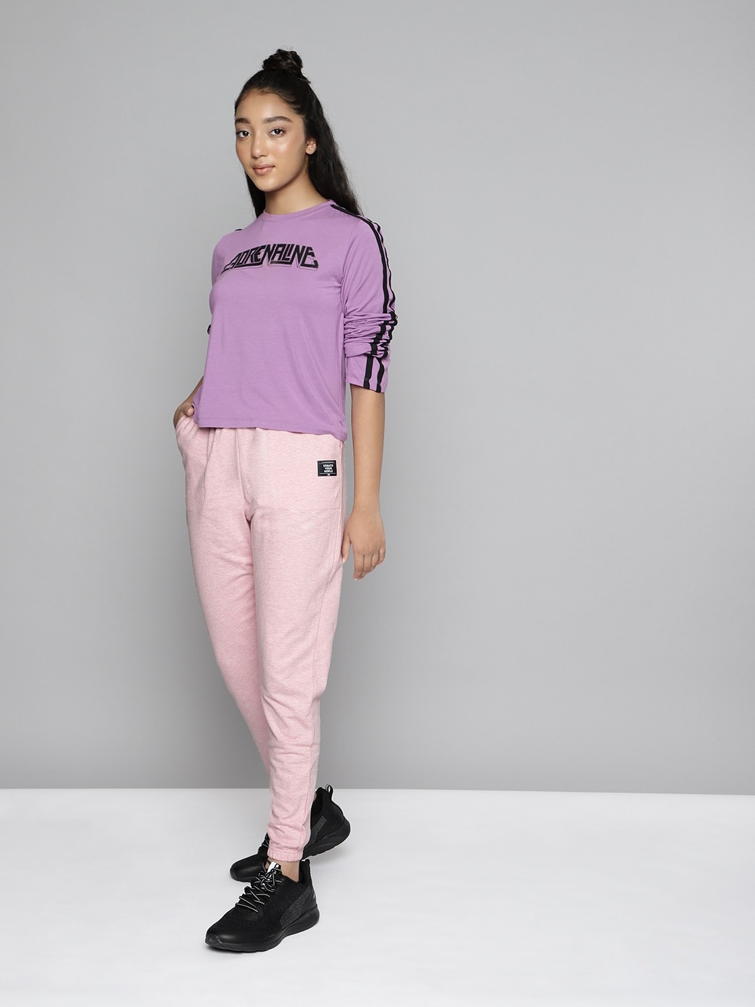 HRX By Hrithik Roshan U-17 Lifestyle Girls Pink Melange Solid Yoga Sustainable Track Pants
HRX By Hrithik Roshan U-17 Lifestyle Girls Pink Melange Solid Yoga Sustainable Track Pants