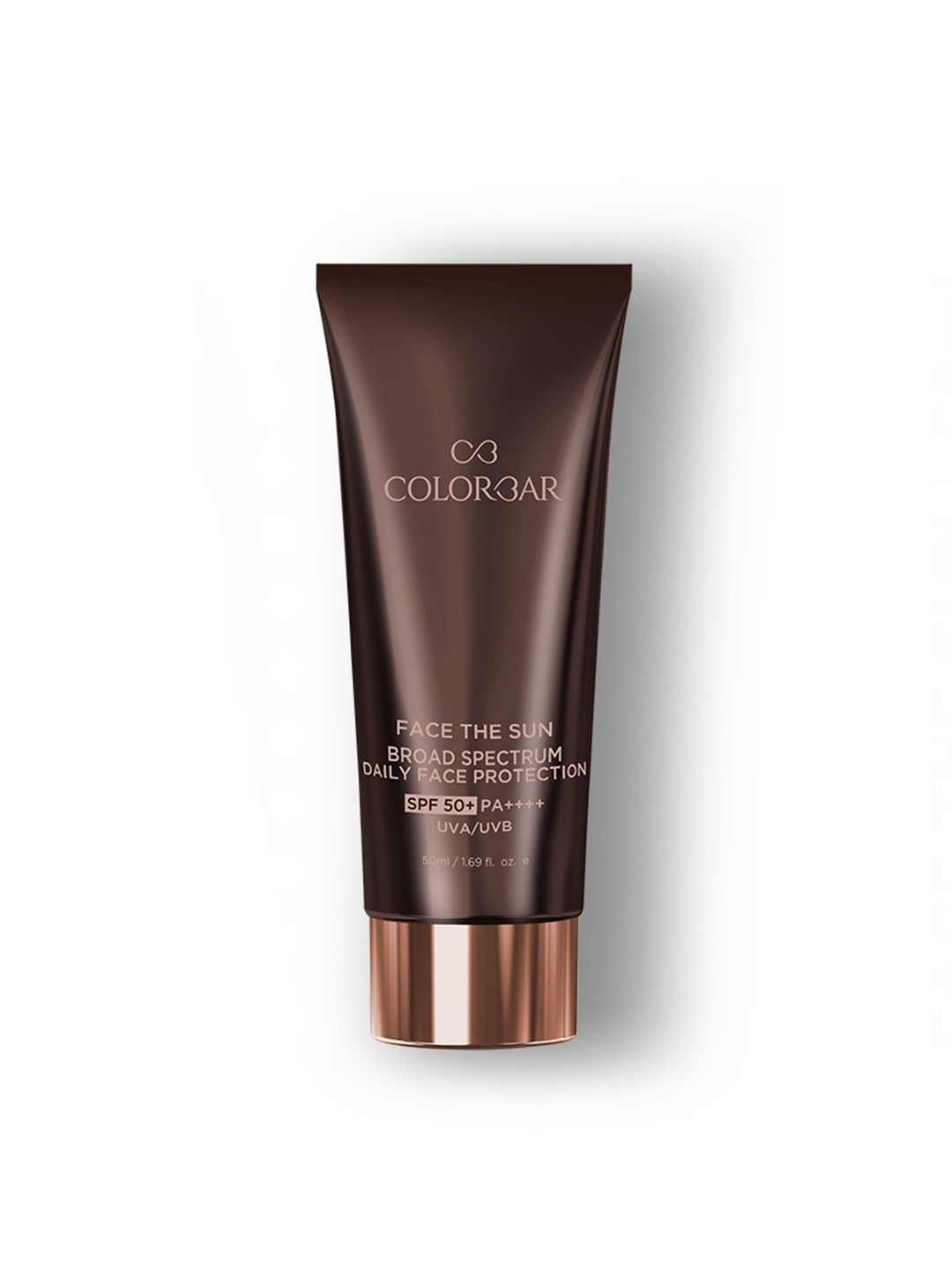 Colorbar Face The Sun Broad Spectrum SPF 50+ PA++++ Daily Face Protection Sunscreen - 50ml, Brown
Colorbar Face The Sun Broad Spectrum SPF 50+ PA++++ Daily Face Protection Sunscreen - 50ml, Brown