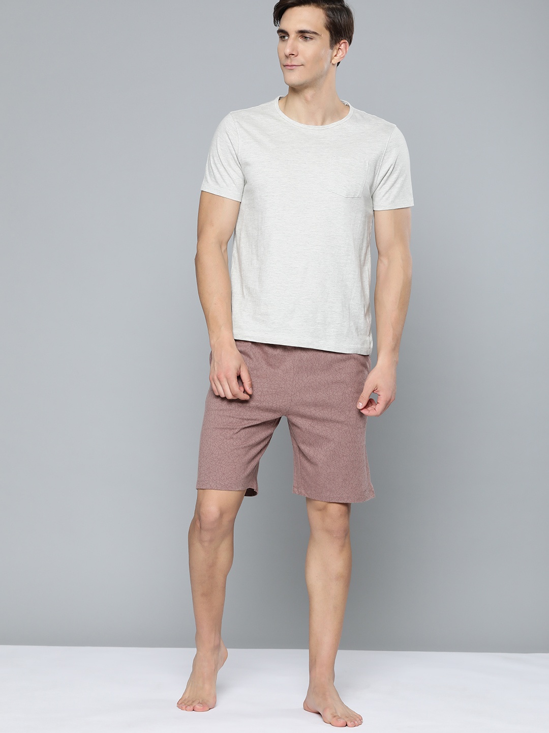 HRX By Hrithik Roshan Yoga Men Twilight Mauve Rapid-Dry Geometric Sustainable Shorts, Brown
HRX By Hrithik Roshan Yoga Men Twilight Mauve Rapid-Dry Geometric Sustainable Shorts, Brown