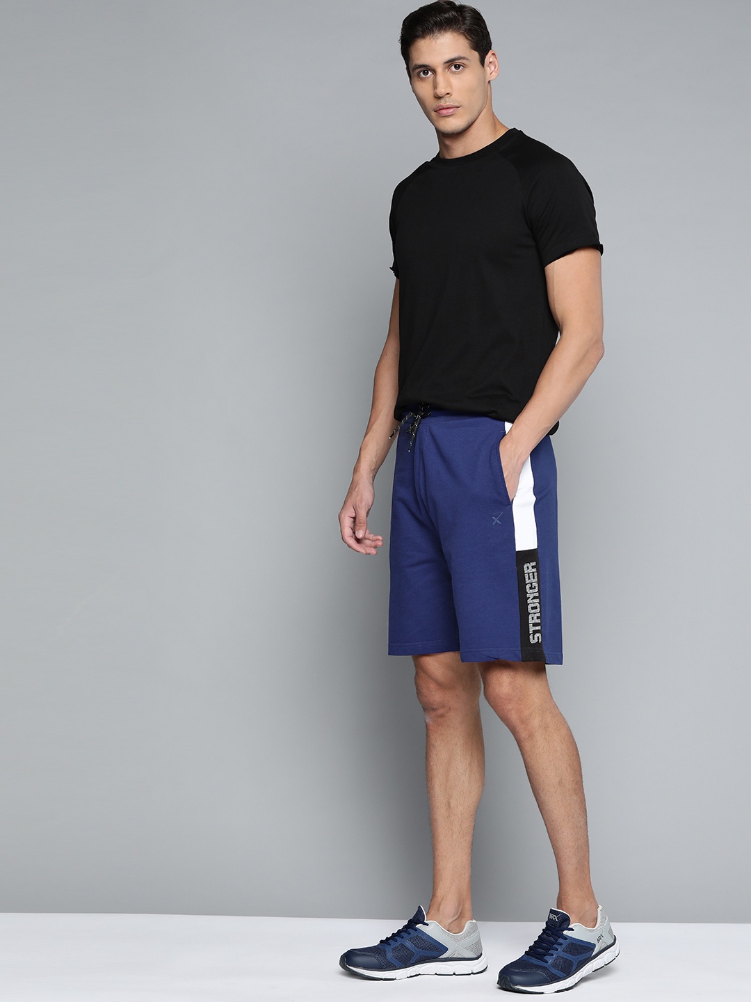 HRX By Hrithik Roshan Men Medieval Blue Typographic Slim Fit Bio-Wash Lifestyle Shorts
HRX By Hrithik Roshan Men Medieval Blue Typographic Slim Fit Bio-Wash Lifestyle Shorts