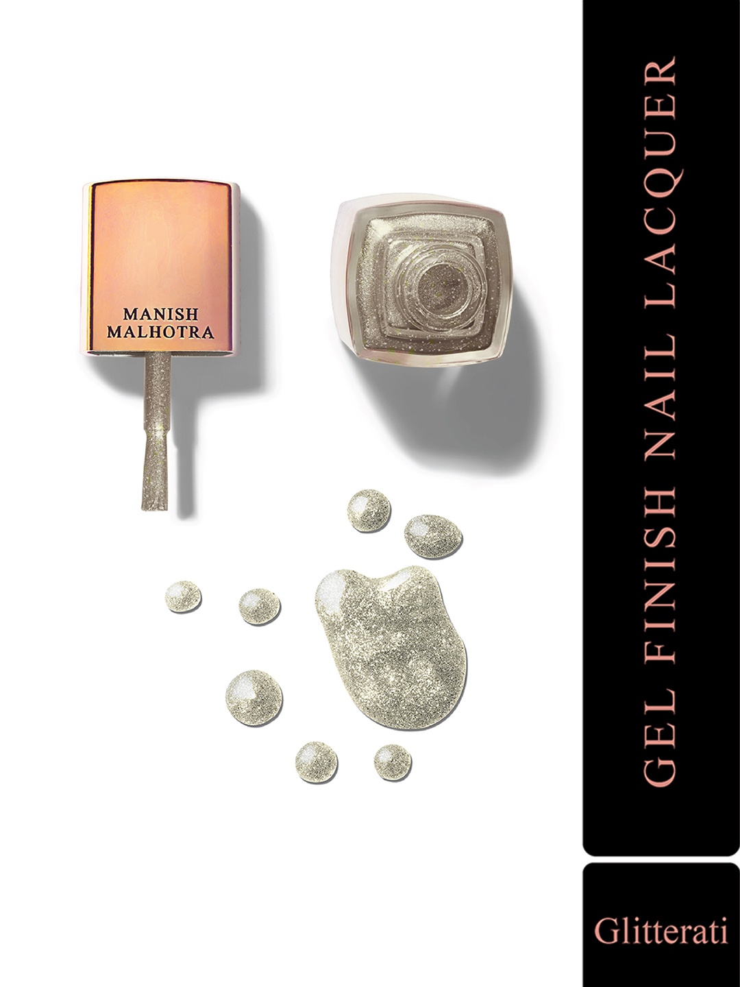 MyGlamm Manish Malhotra Beauty Gel Finish Nail Lacquer-Metallic-Glitterati-12ml, Silver
MyGlamm Manish Malhotra Beauty Gel Finish Nail Lacquer-Metallic-Glitterati-12ml, Silver