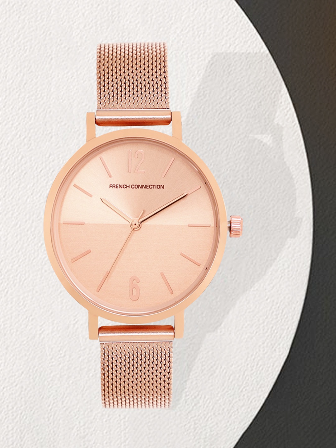 French Connection Women Multicoloured Dial & Multicoloured Stainless Steel Bracelet Style Straps Analogue Watch, Rose gold
French Connection Women Multicoloured Dial & Multicoloured Stainless Steel Bracelet Style Straps Analogue Watch, Rose gold