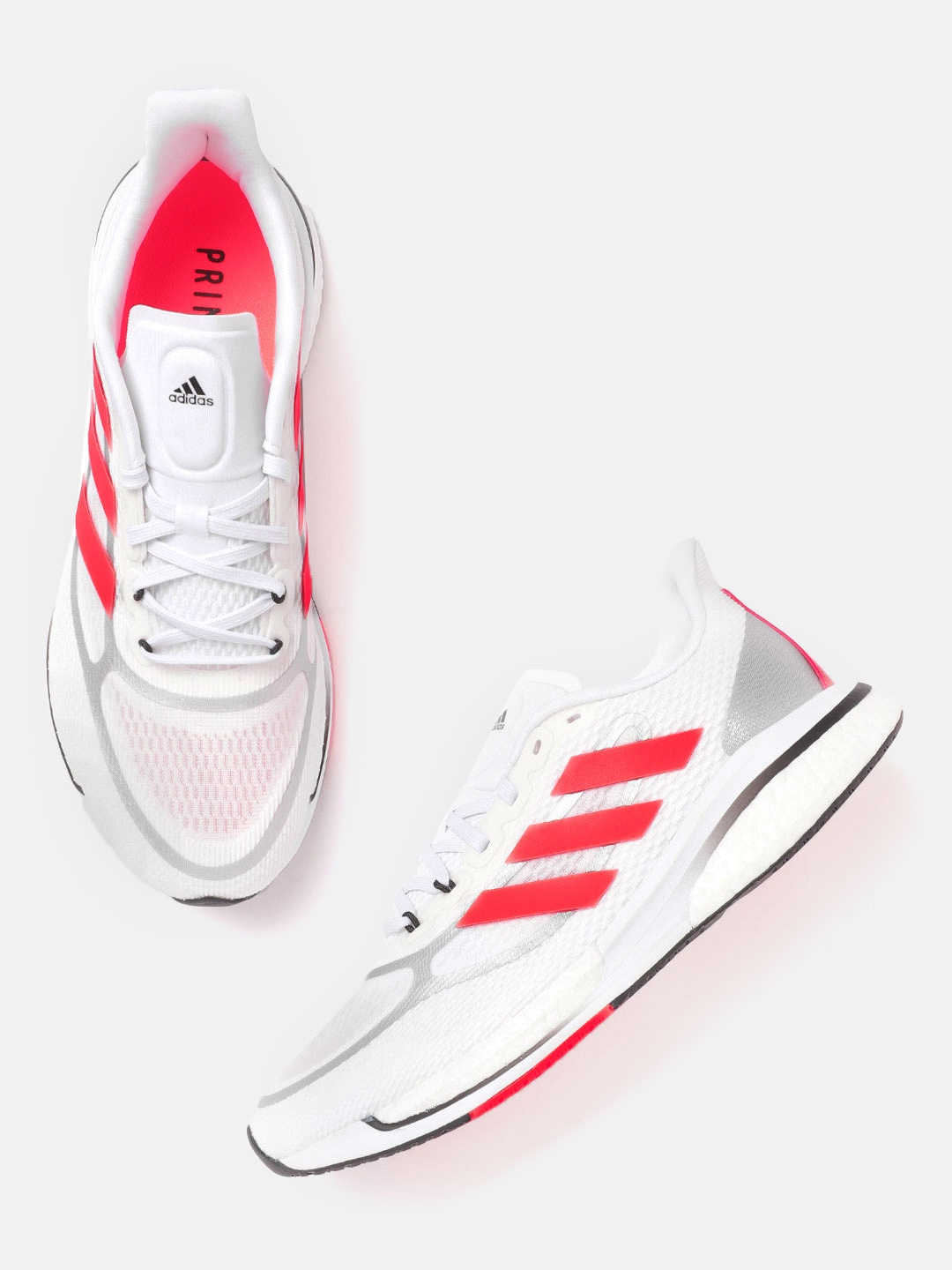 ADIDAS Women White & Orange Woven Design Supernova+ Sustainable Sustainable Running Shoes
ADIDAS Women White & Orange Woven Design Supernova+ Sustainable Sustainable Running Shoes