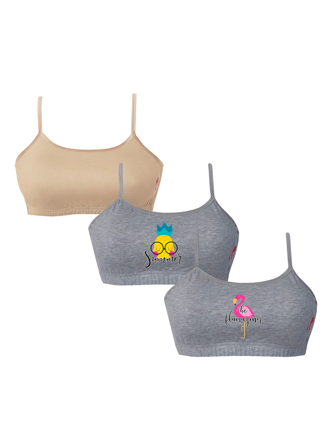 DChica Set of 3 Full Coverage Everyday Bra DCBRJU6914/xxs, Nude
DChica Set of 3 Full Coverage Everyday Bra DCBRJU6914/xxs, Nude