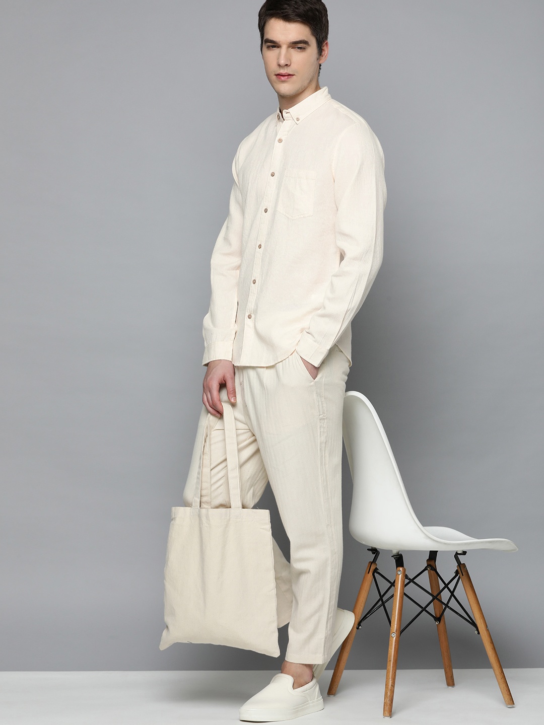 ether Kora Collection Men Cream-Coloured Sustainable Unbleached Fabric Cotton Casual Shirt
ether Kora Collection Men Cream-Coloured Sustainable Unbleached Fabric Cotton Casual Shirt