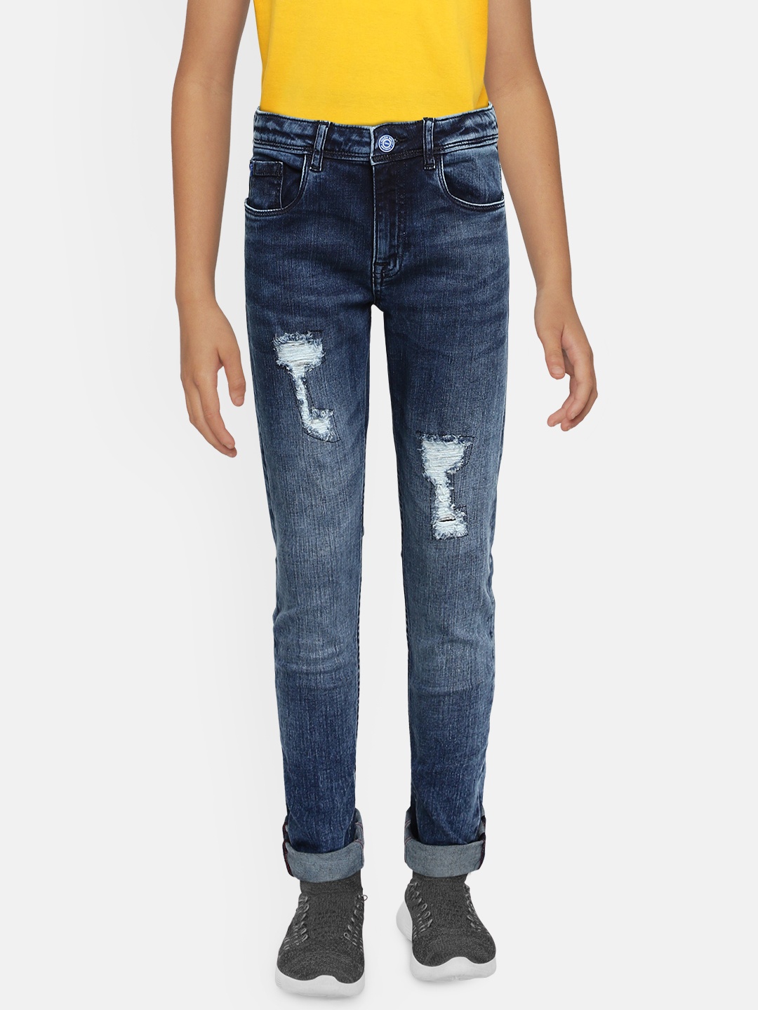 Allen Solly Junior Boys Navy Blue Skinny Fit Mildly Distressed Light Fade Stretchable Jeans
Allen Solly Junior Boys Navy Blue Skinny Fit Mildly Distressed Light Fade Stretchable Jeans