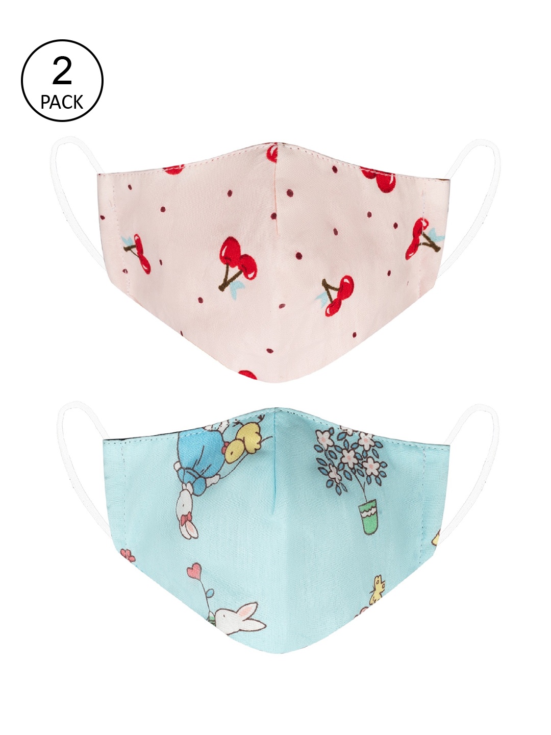 VEA Kids Pack Of 2 Printed 3-Ply Reusable 5-Layered Premium Cotton Protective Outdoor Face Masks, Pink
VEA Kids Pack Of 2 Printed 3-Ply Reusable 5-Layered Premium Cotton Protective Outdoor Face Masks, Pink