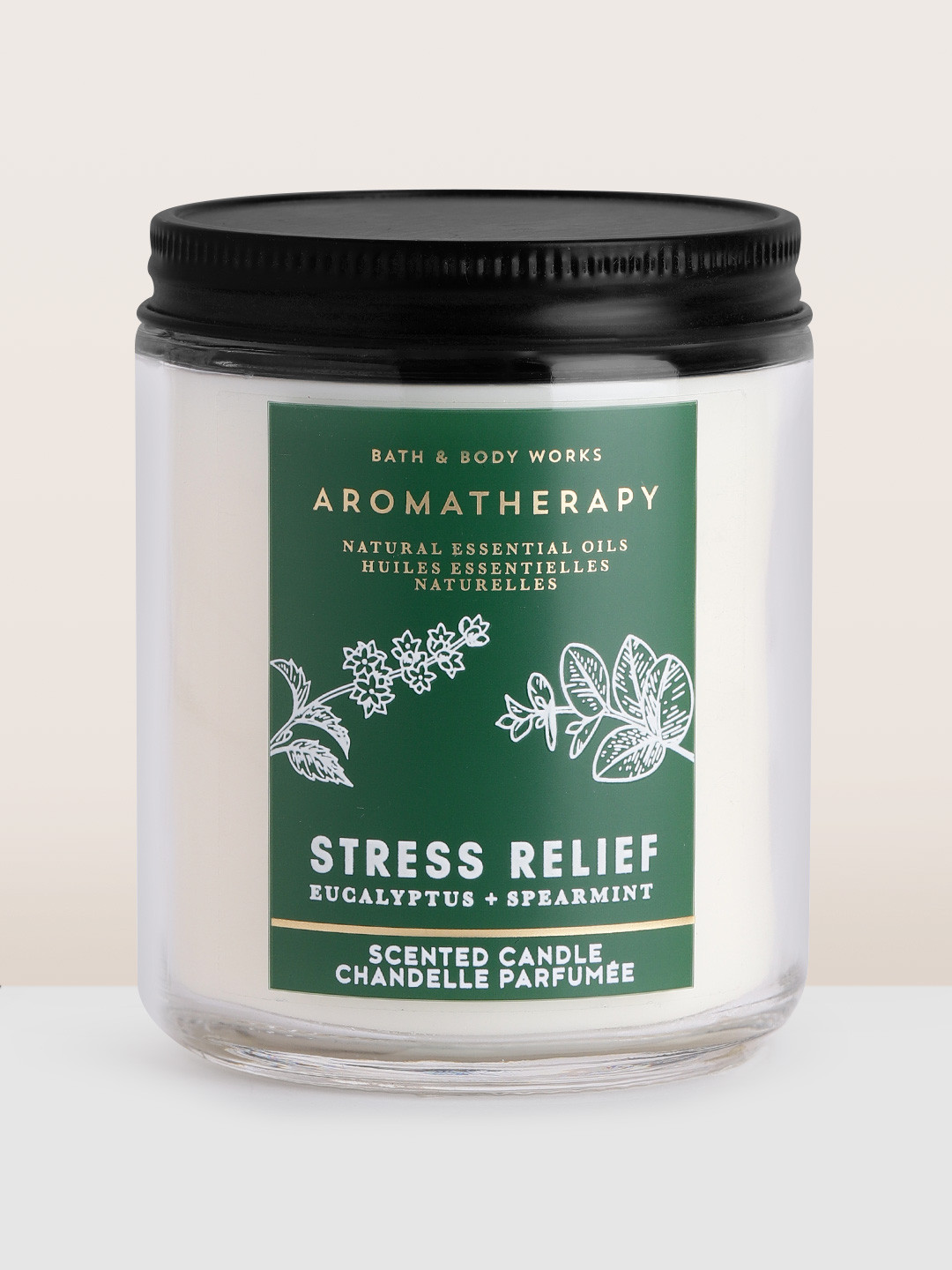 Bath & Body Works Aromatherapy Eucalyptus Spearmint Stress Relief Scented Candle 198 g, Off white
Bath & Body Works Aromatherapy Eucalyptus Spearmint Stress Relief Scented Candle 198 g, Off white